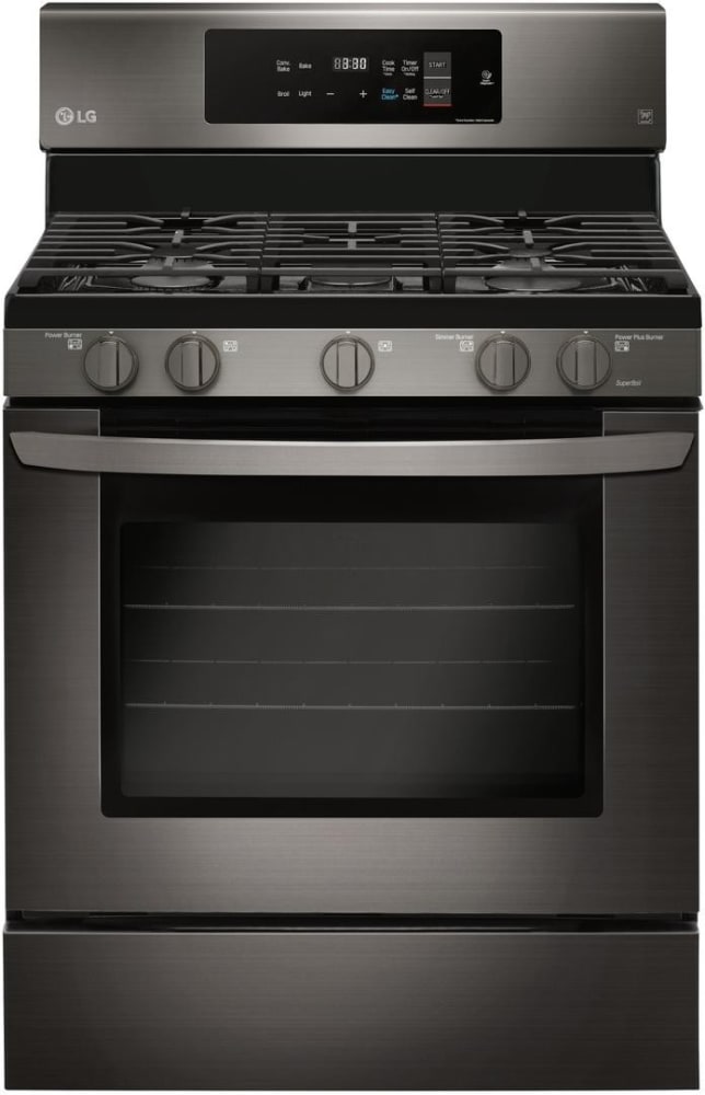 LG LRG3194BD 30 Inch Freestanding Gas Range with SmartDiagnosis™, SuperBoil™ 17,000 BTU 5 Burners, 5.4 cu. ft. Total Oven Capacity