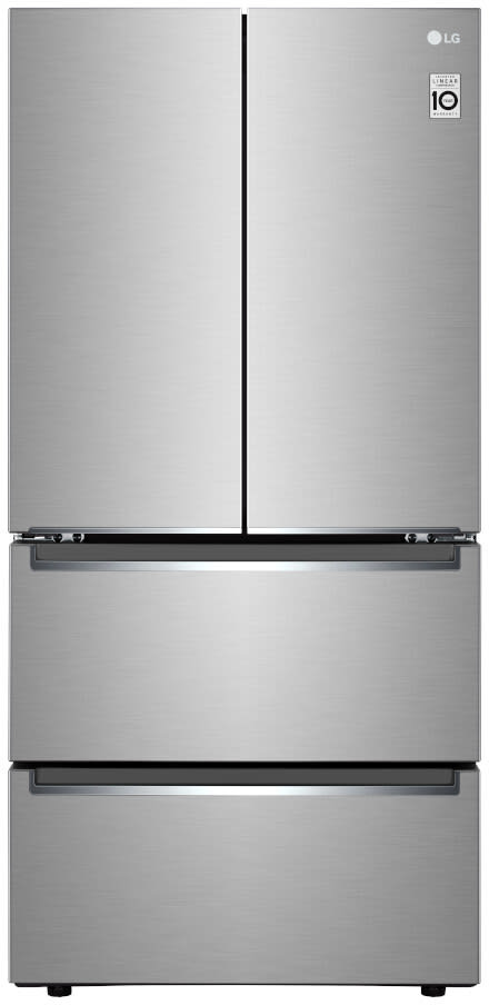 LG LRMNC1803S 33 Inch Counter-Depth 4-Door French Door Refrigerator with 19 cu. ft. Capacity