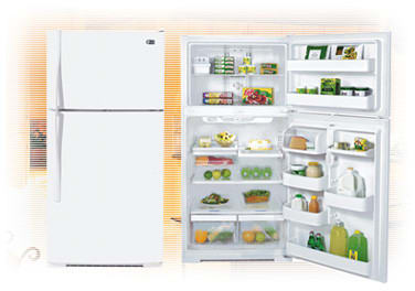 LG LRTN19310WW 19 cu.ft.  Top Mount Freezer Refrigerator: White