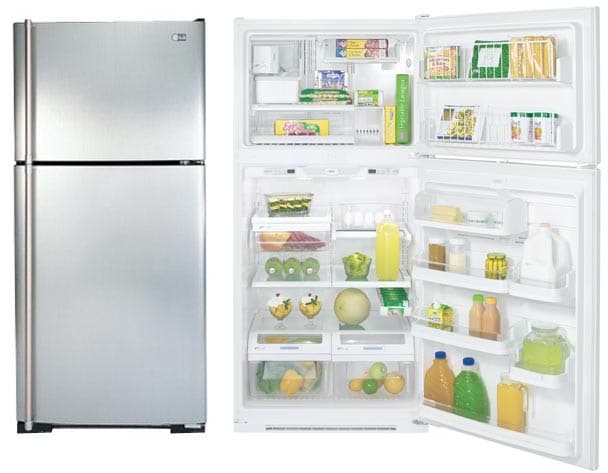 LG LRTN22320WW Top Mounted Electronic 22.1 cu.ft. Refrigerator: White