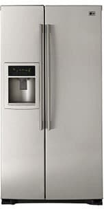 LG LSC21943ST 21.0 cu. ft. Counter-Depth Side by Side Refrigerator with 3 Spill-Protector Glass Shelves