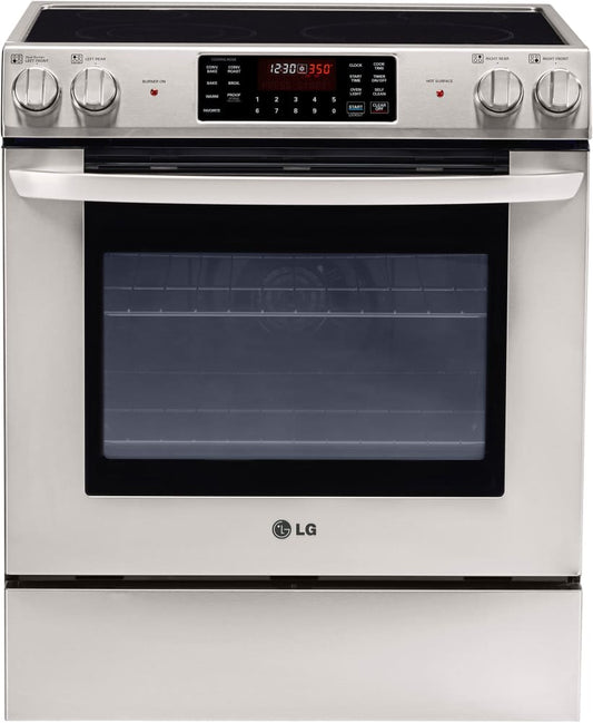 LG LSE3090ST 30 Inch Freestanding Electric Range with 4 Radiant Elements