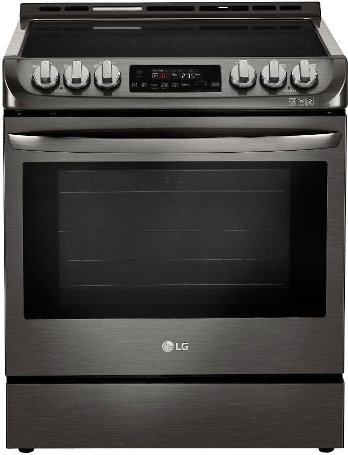 LG LSE4611BD 30 Inch Slide-In Electric Range with 5 Radiant Heating Elements, 6.3 cu. ft. Oven Capacity