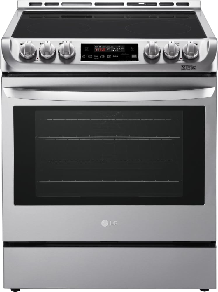 LG LSE4611ST 30 Inch Slide-In Electric Range with 5 Radiant Heating Elements, 6.3 cu. ft. Oven Capacity