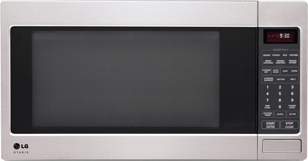 LG LSRM2010ST 2.0 cu. ft. Countertop Microwave Oven with Sensor Cook, EasyClean® Interior, 7 Sensor Cook Options, EZ On, ADA Compliant, Child Lock and 2.0 cu. ft. Capacity: Stainless Steel