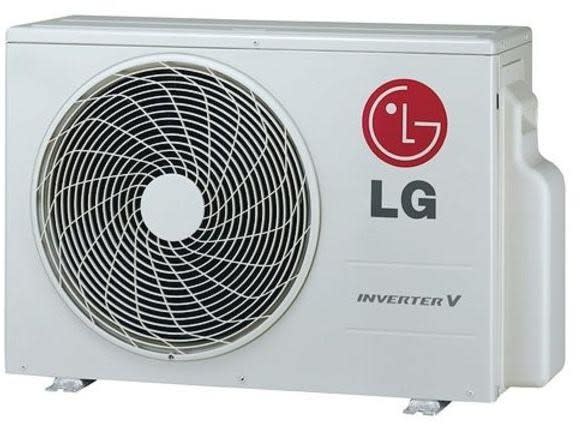 LG LSU120HSV5 12,000 Class BTU Wall-Mounted Mini Split Indoor Air Conditioner with 13,800 BTU Heat Pump, Chaos Swing, Auto Restart, Plasma Filter, Self-cleaning Indoor Coil, 24-Hour On-Off Timer, and Wireless Remote Controller