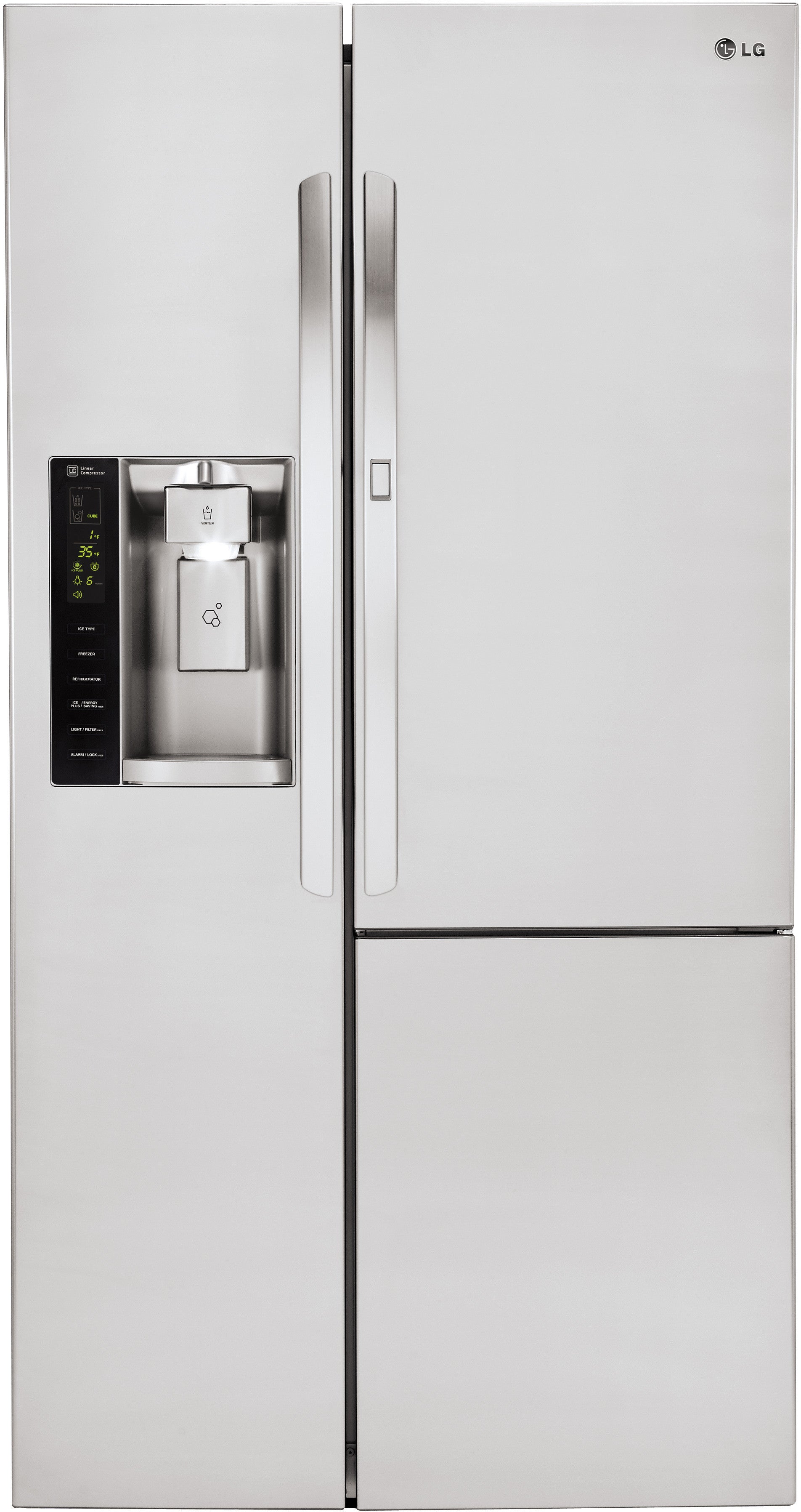 LG LSXC22386S 36 Inch Side-by-Side Refrigerator with Door-in-DoorÂ®, ColdSaver Panel