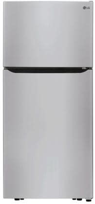 LG LTCS20020S 30 Inch Top Freezer Refrigerator with 20.2 Cu. Ft. Total Capacity, Adjustable Glass Shelves, Humidity-Controlled Crispers, Digital Temperature Controls, LED Lights, Reversible Door, and ENERGY STAR Qualified: Stainless Steel