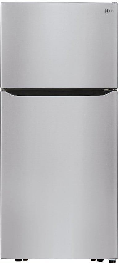 LG LTCS20030S 30 Inch Top Freezer Refrigerator with 20.2 Cu. Ft. Total Capacity, Adjustable Glass Shelves, Humidity-controlled Crispers, LED Lights, Digital Temperature Control, Automatic Ice Maker, and Energy Star Qualified