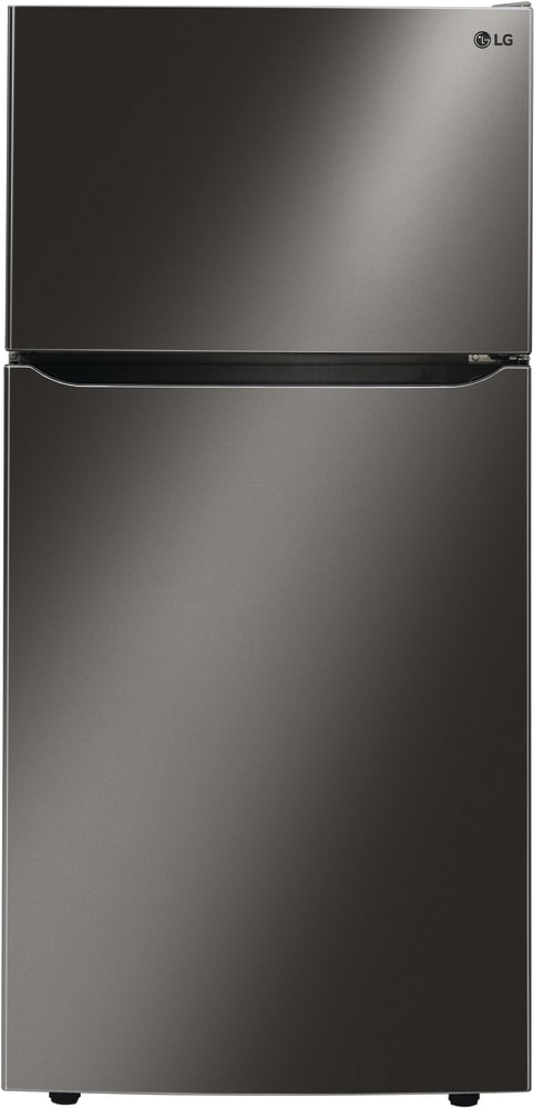 LG LTCS24223D 33 Inch Top Freezer Refrigerator with 23.8 Cu. Ft. Total Capacity, Tempered Glass Shelves, Glide N' Serve® Pantry Drawer, Humidity-Controlled Crisper, LED Lighting, Automatic Ice Maker, and ENERGY STAR® Qualified