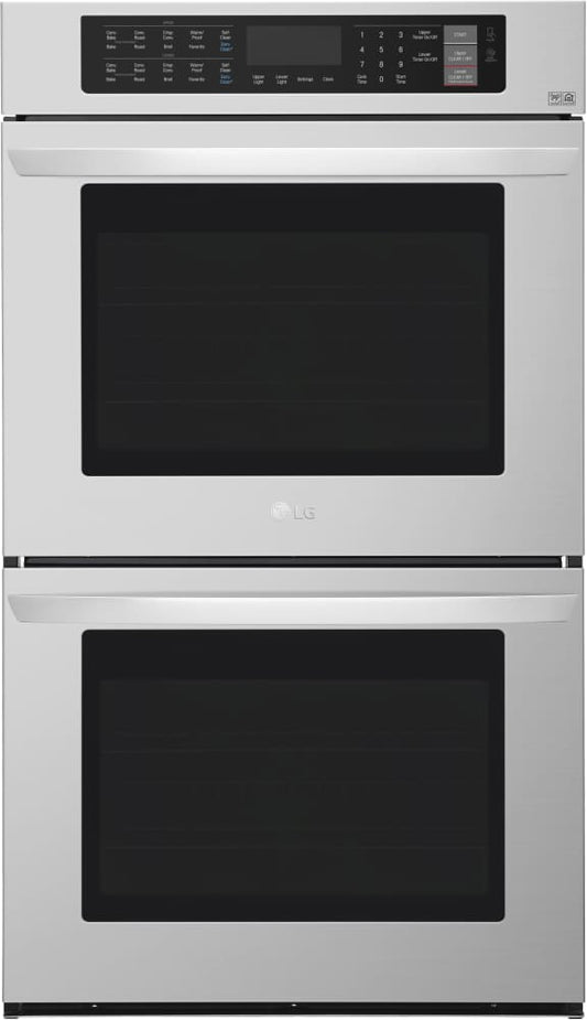 LG LWD3063ST 30 Inch Double Electric Wall Oven with Convection