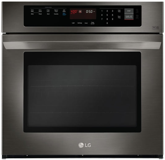 LG LWS3063BD 30 Inch Single Electric Wall Oven with Convection