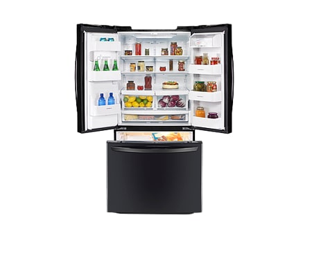 LG LFX25778SB 33 Inch, 25 cu.ft. 3-Door French Door Refrigerator with Ice & Water Dispenser