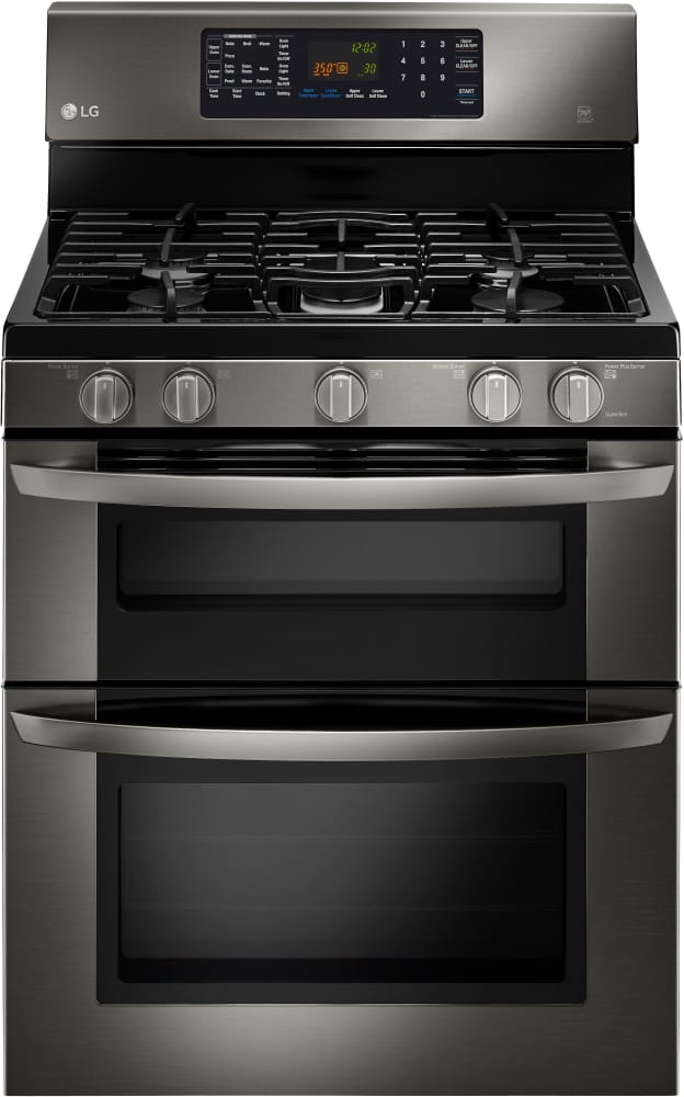 LG LDG3036BD 30 Inch Freestanding Gas Range with Convection, IntuiTouch Controls, EasyClean, 6 cu. ft. Total Oven Capacity, 5 Sealed Burners, Broil, Proof, Warm and Griddle