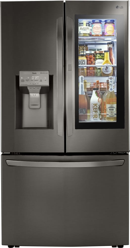 LG LRFVC2406D 36 Inch Counter Depth 3-Door French-Style Smart Refrigerator with 23.5 Cu. Ft. Capacity