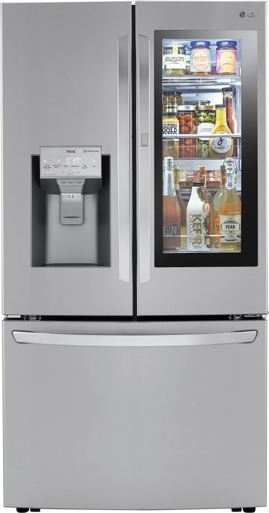 LG LRFVC2406S 36 Inch Counter Depth 3-Door French-Style Smart Refrigerator with 23.5 Cu. Ft. Capacity