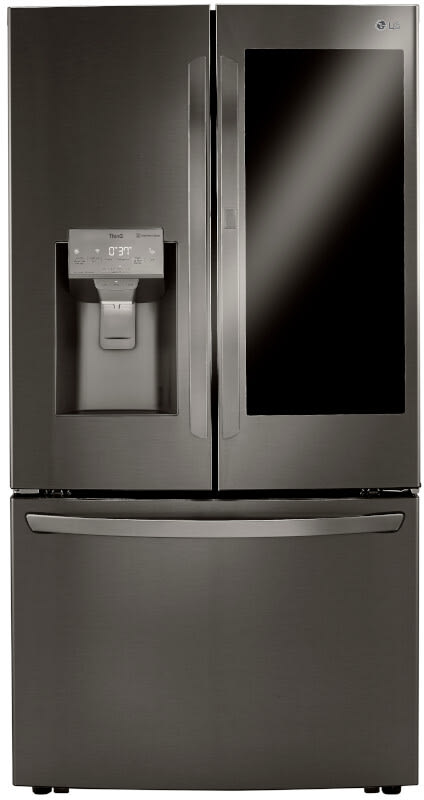 LG LRFVS3006D 36 Inch French Door Smart Refrigerator with 29.7 Cu. Ft. Capacity, InstaView Door-In-Door, WiFi, Dual Ice Maker, Integrated Water Filter/Dispenser, LoDecibel Quiet Operation, Sabbath Mode, and Energy Star® Qualified