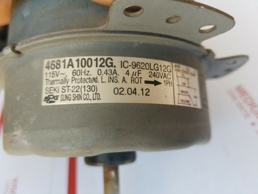 LG 4681A10012G Air Conditioner Single Motor