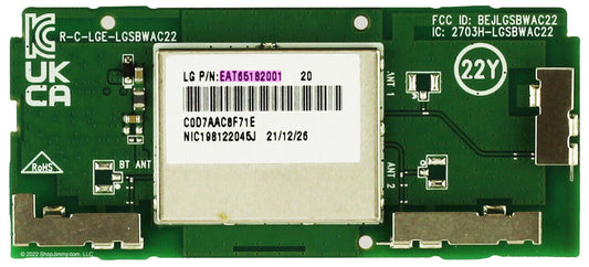 LG Television Wi-Fi Bluetooth Module - EAT65182001