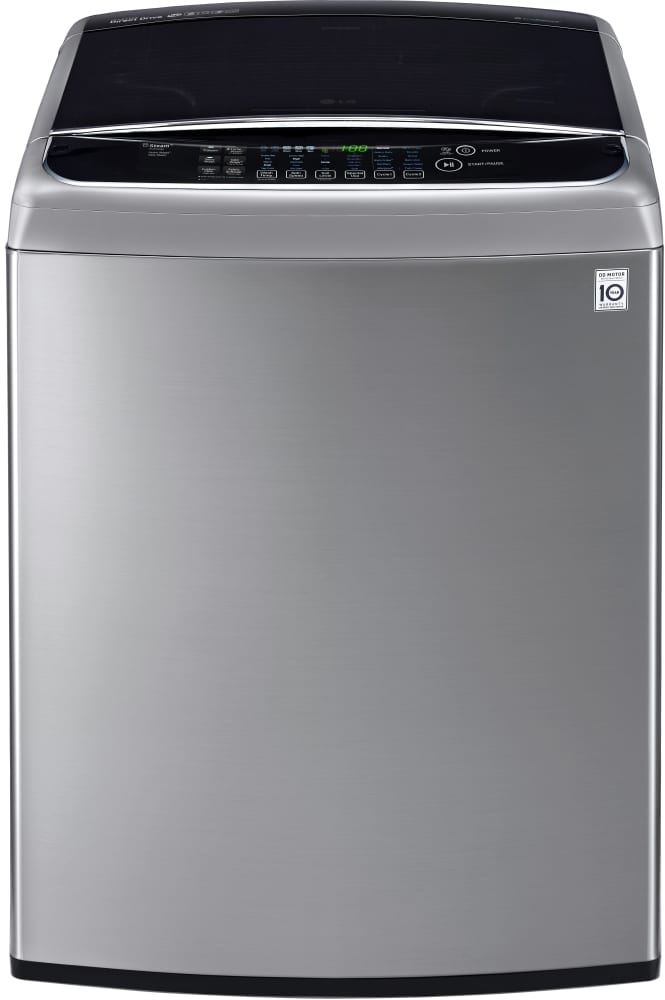 LG WT1801HVA 27 Inch 5.0 cu. ft. Top Load Washer with 12 Wash Programs, 1,100 RPM, Steam, TurboWash, Speed Wash, StainCare, SmartDiagnosis and ENERGY STAR Certification: Graphite Steel