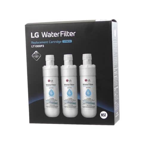 LG ADQ74793510 Lg Lt1000P Refrigerator Water Filter, 3-Pack