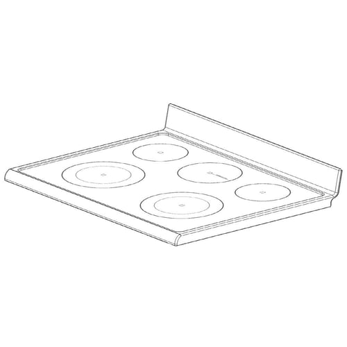 LG AGU74230601 Range Plate Assembly