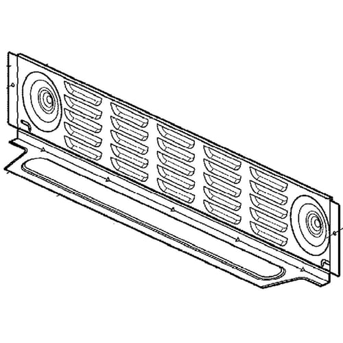 LG Range Rear Cover - MCK62093501