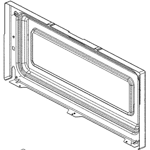 LG MDQ64177102 Range Upper Oven Door Glass Frame