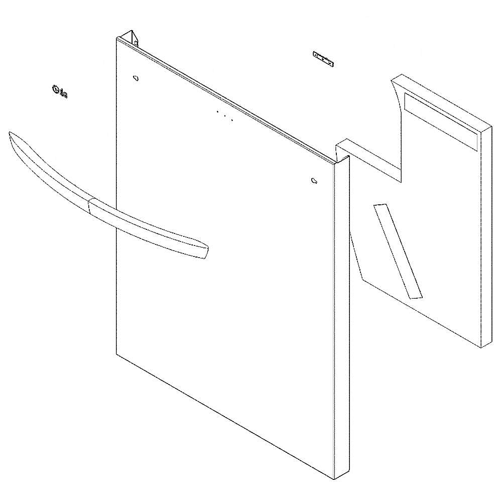 LG Cover Assembly, Front - ACQ88048202