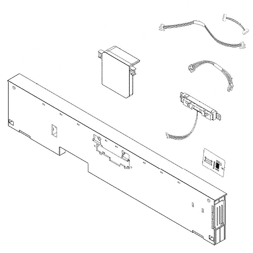 Panneau de commande du lave-vaisselle LG AGL75675208
