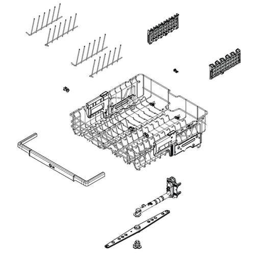 LG AHB73129207 Rack Assembly