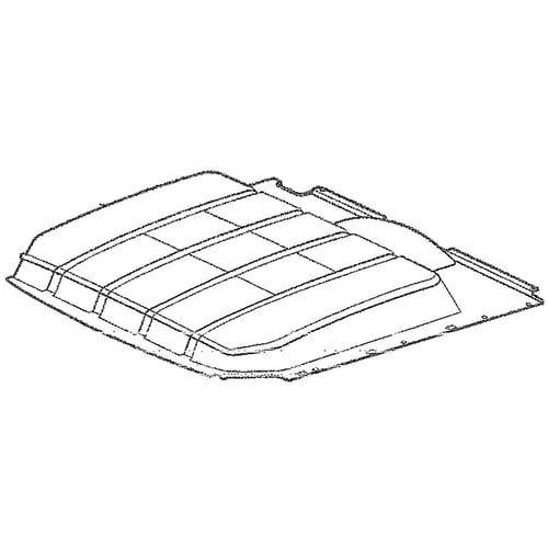 LG Dryer Top Plate - 3457EL1002A