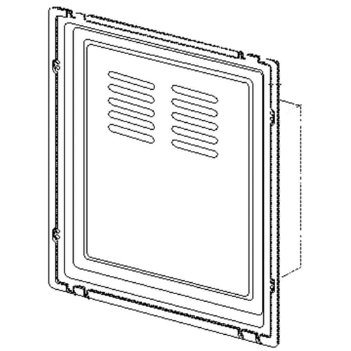 Couvercle arrière de la laveuse LG 3808FA1368G