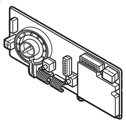 LG 6871EC2025G Dryer Pcb Assembly, Display