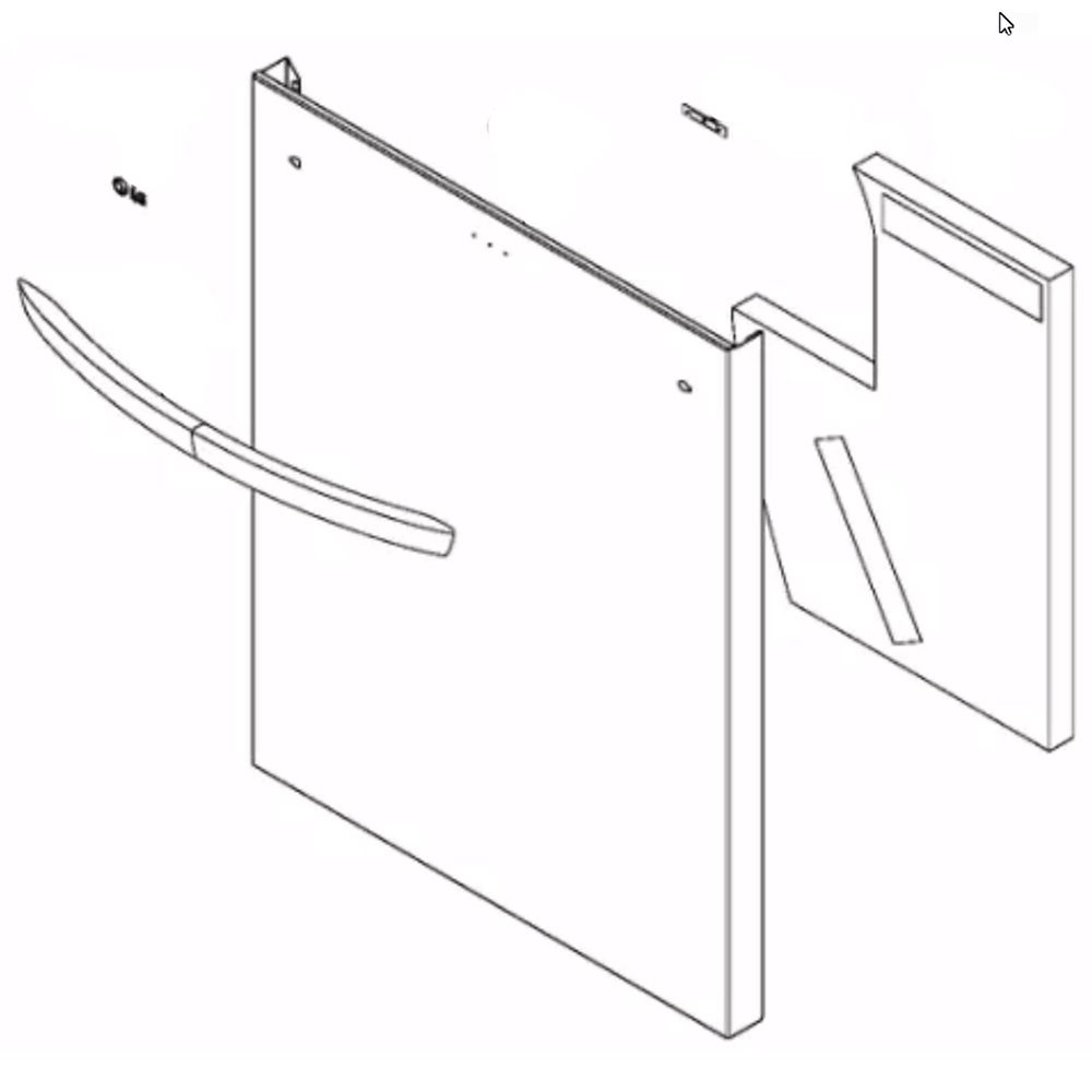 LG Cover Assembly, Front - ACQ88048212