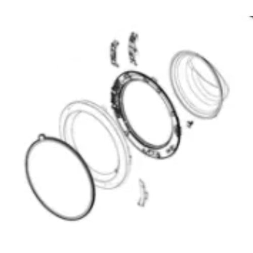 Porte de laveuse LG ADC76886104