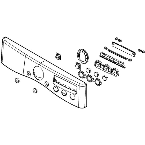 LG AGL32761661 Dryer Control Panel Assembly