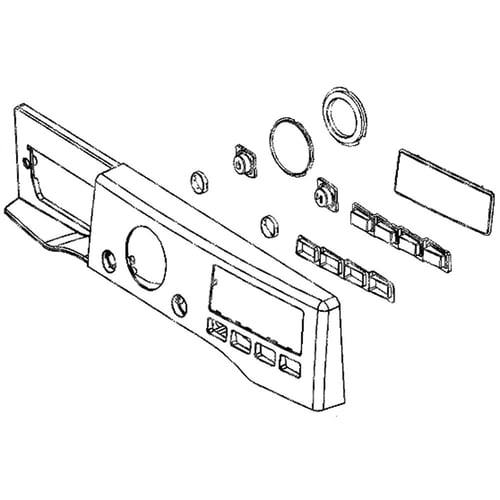 LG AGL55862015 Dryer Control Panel Assembly