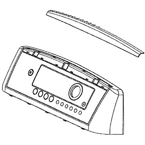LG Dryer Front Panel - AGL73961905