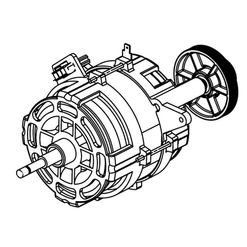 Moteur de sèche-linge LG EAU62423301, courant continu, tambour