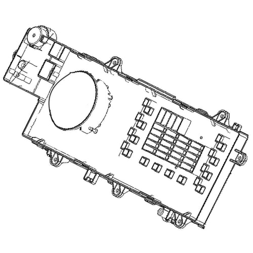 LG Washer Pcb Assembly, Display - EBR76546301