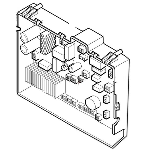 LG EBR80360710 Washer Main Pcb Assembly