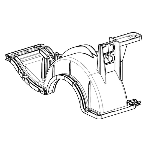 Housse de protection pour sèche-linge LG MCK65208204, souffleur
