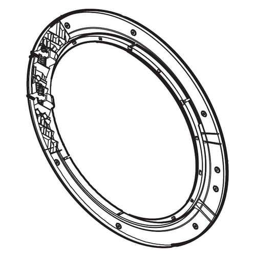 LG Dryer Frame, Door(Inner) - MDQ66500702