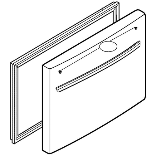 LG Refrigerator Freezer Door - 3581JJ8715M