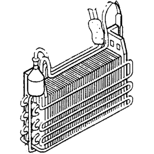 LG 5421JJ0003A Refrigerator Evaporator Assembly