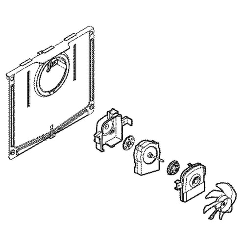 LG Refrigerator Motor Bracket - ABA74268201