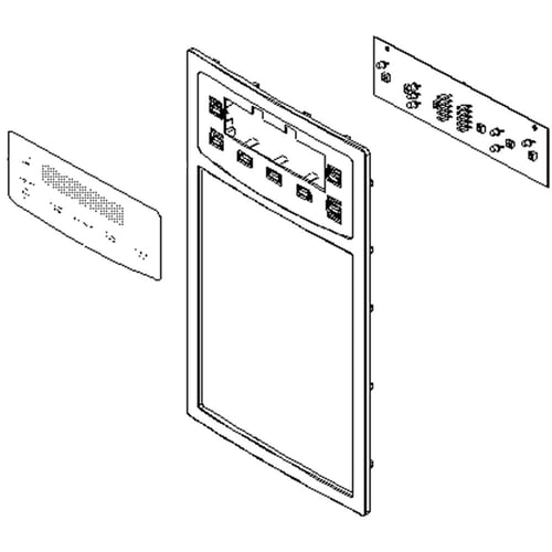 LG Refrigerator Cover Assembly, Display - ACQ75198225