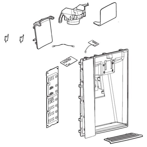 LG Refrigerator Display Cover - ACQ85430264