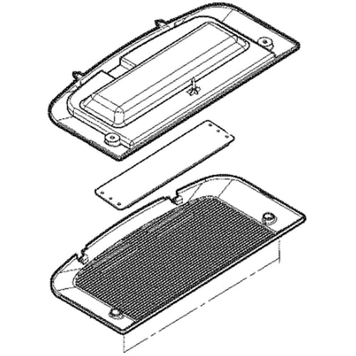 LG Refrigerator Lamp Cover - ACQ33676502